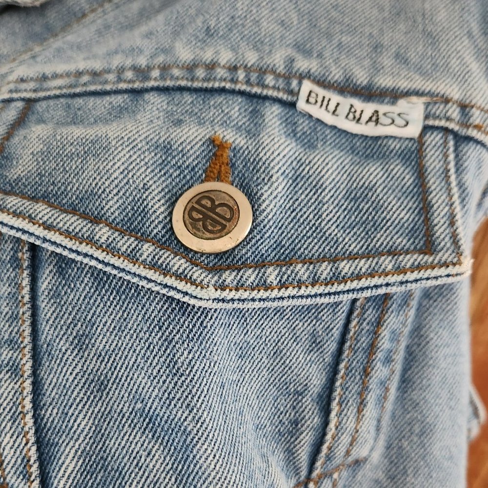 Vintage Bill Blass denim vest - Picture 4 of 10